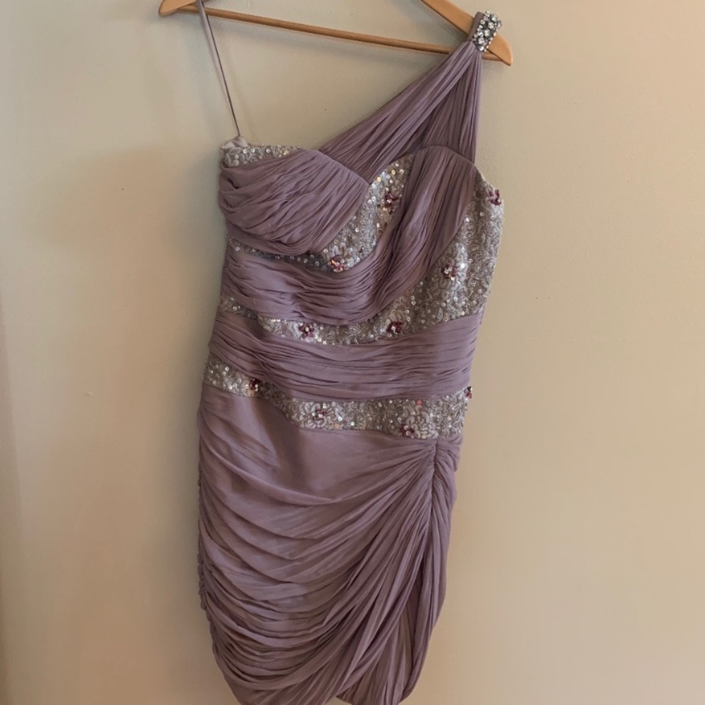 Mandalay Mauve embellished cocktail dress